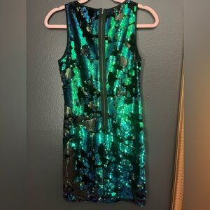 Black and colorful sequin dress. Size XS